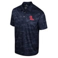 thumbnail image 2 of Men's Colosseum Navy Ole Miss Rebels Daly Print Polo, 2 of 3