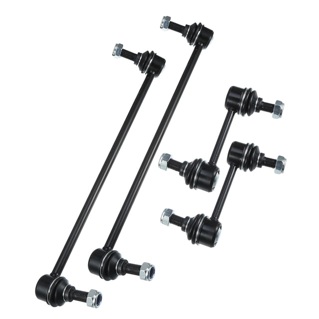 Unique Bargains 4pcs Front Rear Sway Bar Links Stabilizer?Link Kit for Hyundai Santa Fe for Hyundai Veracruz