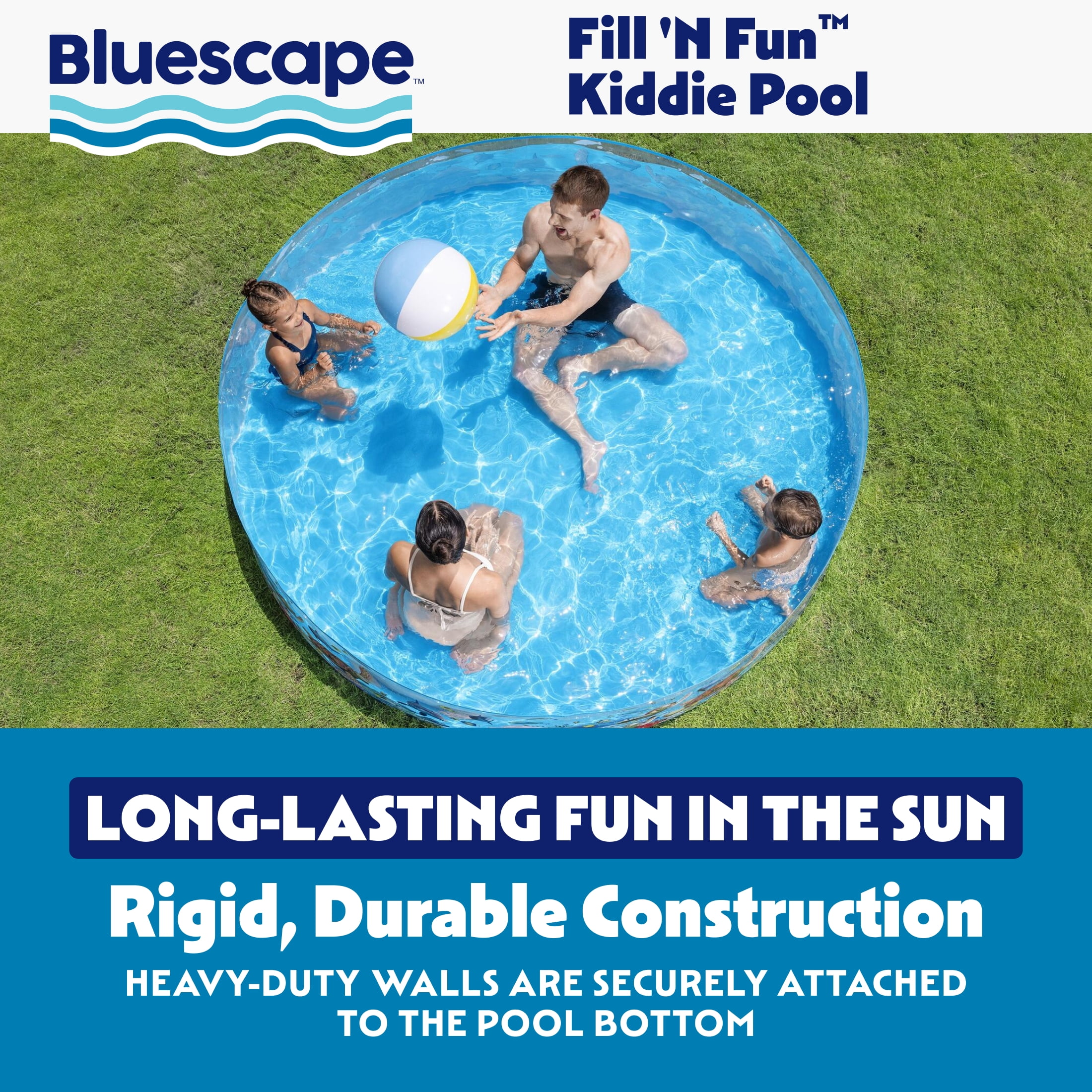 Bluescape Fill 'N Fun Play Pool 8' x 18"