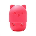 thumbnail image 1 of PENGXIANG Washable Reusable Cat Shape Makeup Sponge Holder Cosmetic Sponge Drying Holder Rack Silicone Travel Case, 1 of 5