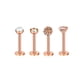 thumbnail image 1 of Qarigey 8pcs Nariz Labio Stud Unisex Labio Oreja Mujeres Hombres Nariz Joyería Surtido Kit Ropa, zapatos y accesorios Miscelánea Qarigey AP000289-00, 1 of 6
