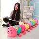 thumbnail image 5 of Muñeco de peluche de oruga de dibujos animados coloridos de 50 ~ 190 cm, suave y cómodo, almohada de insectos, modelo de gusano de algodón, sofá, cojín de coche, regalo para niños, 5 of 5
