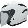 GMAX GM-67SPC Solid Motorcycle Helmet Pearl White MD
