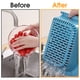 thumbnail image 5 of Yuarrent Cesta de drenaje de PP, portátil, plegable, lavable, 2 compartimentos, colador de limpieza de verduras, colador de interior, accesorios con Organizadores de utensilios de cocina Azul Yuarrent HA012071-01, 5 of 6