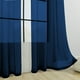 thumbnail image 4 of Cortina semi de tono translúcida de color sólido – 52"x63" – gasa de poliéster, barra de paso, negro/blanco/gris/rosa/azul marino, suave y translúcida, panel decorativo moderno, 4 of 6