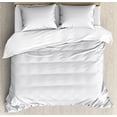 thumbnail image 1 of Grey Chevron Duvet Cover Set Queen Size, Little Dots Featured Geometric Zig Zag Shape Abstract Simplistic Design, Decorative 3 Piece Bedding Set with 2 Pillow Shams, White Pale Grey, by Ambesonne, 1 of 3