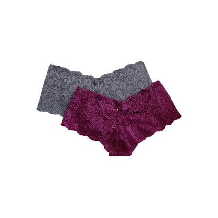 Womens Lace Boyleg Panty - 2 Pack, Style SA131