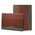 thumbnail image 2 of TORUBIA Étui pour Tablette avec Support Rabattable pour Microsoft Surface Book 2 13.5 Pouces en Cuir PU avec Sangle et Porte-Stylo Café, 2 of 7