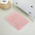 Yafa Home Fashion 1 Piece Solid Microfiber Soft Bathroom Rug , NonSlip