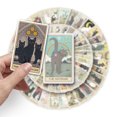 thumbnail image 4 of 62 pegatinas de grafiti de cartas de tarot, pegatinas personalizadas transfronterizas, monopatín DIY, funda para teléfono móvil, pegatinas para maleta a prueba de agua, 4 of 13
