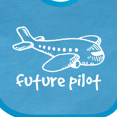 thumbnail image 4 of Inktastic Future Pilot Airplane Doodle Plane Boys or Girls Baby Bib, 4 of 4
