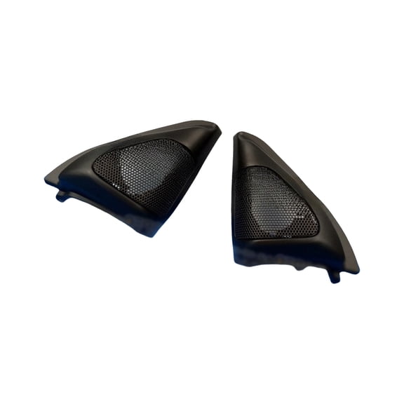 TwhqxjCN 1 Pair Front Left and Right Door Tweeters Mounts Triangle Speakers Covers Panel Trim Frame for Enhances Vehicle Interior