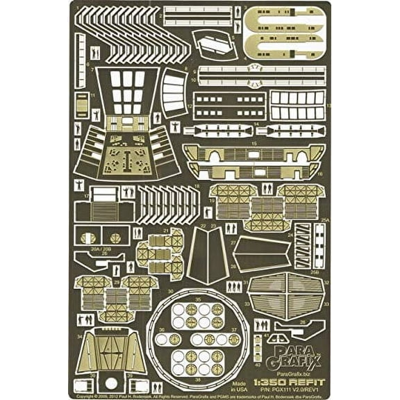 Star Trek - 1:350 Refit Starship Enhancements - PGX111 ParaGrafix