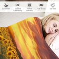 thumbnail image 3 of Fenyluxe Sunflowers Ideal Comfy Throw Blanket Soft Plush Blankets for All Seasons 50x60in, 3 of 6