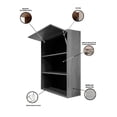thumbnail image 4 of Librero Modular con Puerta, Estante Organizador Multifuncional, Mueble Minimalista con Almacenamiento Oculto para Sala, Oficina y Recámara., 4 of 5