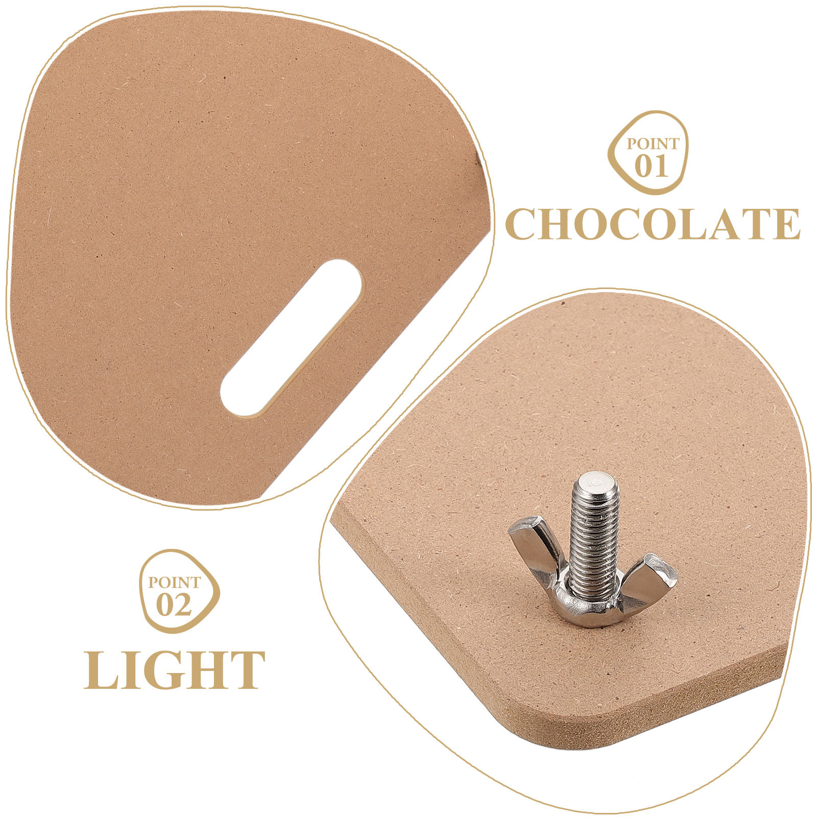 Homoyoyo Clay Modeling Tools Kit with MDF Wedging Board for Art Projects, Classroom Use, and Easy Handling for Sculpting
