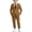 Brown, variant on Boys 3 PC Formal Suit Set, Custom Fit Wrinkle Button Delicate School Season Set Black Size 3 T