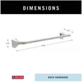 thumbnail image 6 of Delta Pierce 18 in. Wall Mount Towel Bar Bath Hardware Accessory in Brushed Nickel, 6 of 10