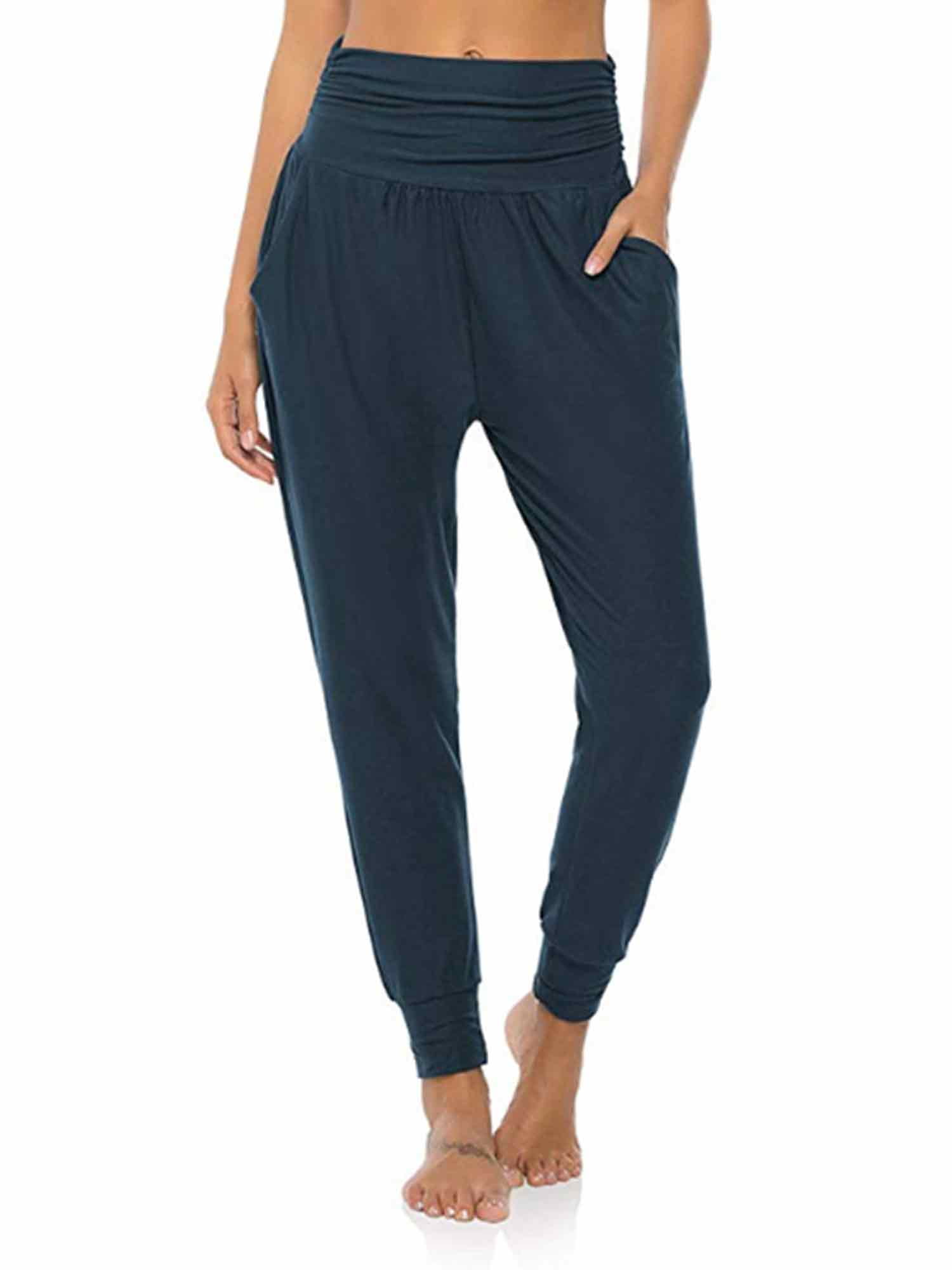 Womens Yoga Sweatpants Loose Workout Joggers Pants Comfy Lounge Pants with  Pockets - Walmart.com