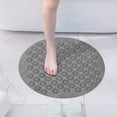 thumbnail image 4 of AYktou Bath Mat Round Non Slip Anti Mold Shower Mat 26"x26" PVC Bathroom Mat with Drain Hole Suction Cups for Shower Stall Bathroom Floor, 4 of 4