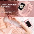 thumbnail image 5 of ANTHOUSE Compatible for Apple Watch Band with Glitter Bumper Case, Women Silicone Soft Comfortable Adjustable Strap with Buckle for iWatch SE Series 8/7/6/5/4/3/2/1 (Black Rosegold, 38mm), 5 of 13