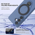 thumbnail image 4 of Decase for Samsung Galaxy S26+ Rugged Stand Case,Wireless Charging Compatible,Hybrid Hard PC+TPU Bumper+Metal Kickstand,Shockproof Ring Stand Cover,Orange, 4 of 8