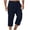 Dark Blue, variant on Smsaxvxz Men's Cargo Capri Pants Casual Comfy 3/4 Cargo Shorts Summer Breathable Hiking Shorts with Pockets