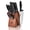 Sliver&Black, variant on Klaus Meyer Acciaio High Carbon Stainless Steel 11 Piece Kitchen Knife Block Set (Red)