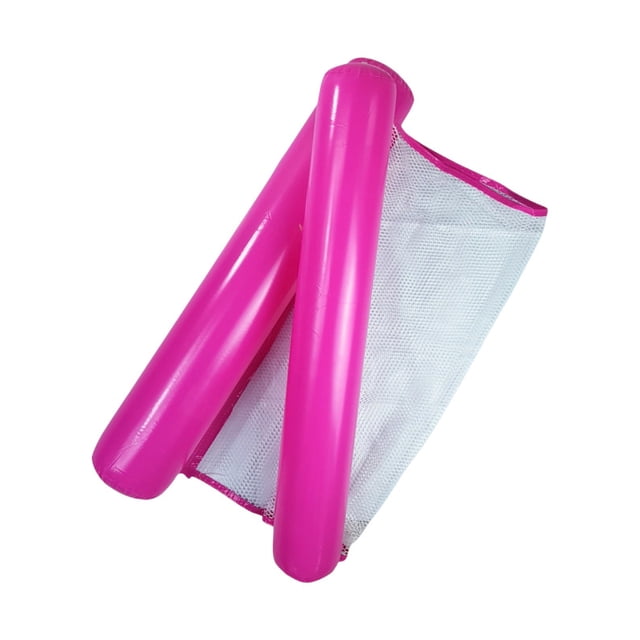 Flotador Inflable para Alberca The Baby Shop cama con red de 102 cm x 77 cm Rosa -