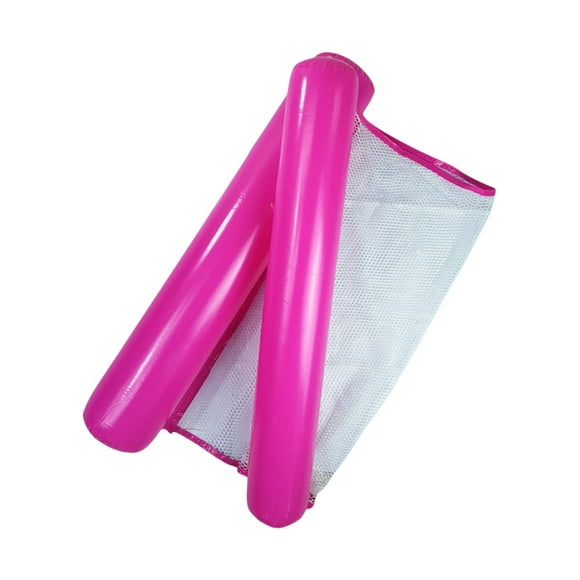 Flotador Inflable para Alberca The Baby Shop cama con red de 102 cm x 77 cm Rosa -