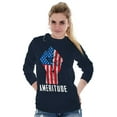 thumbnail image 3 of American Attitude Rebel Patriot Long Sleeve TShirt Men Women Brisco Brands S, 3 of 6