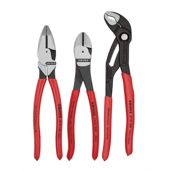 KNIPEX 3 Pc Pro Pliers Set