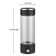 thumbnail image 2 of Botella de agua de Hidrógeno portátil, vaso de agua rico en hidrógeno, taza de salud recargable, 2 of 9
