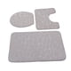 thumbnail image 1 of Tapete Para Tapa De Inodoro, Tapete Absorbente De Agua Para Contorno De Inodoro, Alfombras De Baño Con Relieve De Guijarros, Juego De 3 Piezas Para Niños Y Adultos, 1 of 7