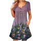 thumbnail image 1 of Moda Mujer Vestidos Verano Casual Cuello en V Manga corta Botón Bolsillos Vacaciones Playa Mini vestido Fridja qw6354, 1 of 5