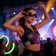 thumbnail image 3 of Stylish Frameless Star Shaped Windproof Cycling Glasses With Five Point For Outdoor Sports And, 3 of 6