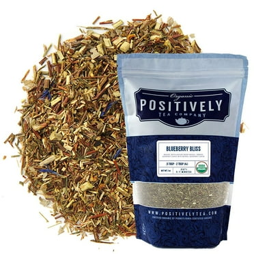Positively Tea's Organic Blueberry Bliss Rooibos Tea, Loose Leaf, 1 Pound Bag