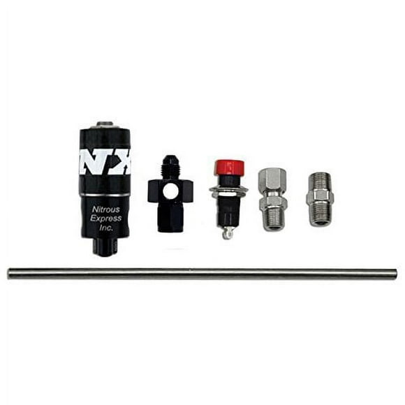 Nitrous Express 15600 Vanne de Purge Nitrous Incluant Collecteur D-4, Bouton Poussoir et Tube de Ventilation