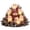 Snowman AA#, variant on Christmas Flameless Candle Centerpiece Table Decoration with Pinecones Berries and LED Lighted Holiday Display Snowman