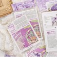 thumbnail image 3 of Juego 50 Piezas Papel Vintage para Álbumes Recortes (peludo Morado), 3 of 8