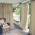 thumbnail image 2 of Home Fashions Indoor/Outdoor Solid Tab Top Single Panel Window Curtain Drape ; x ;, 2 of 10
