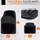 thumbnail image 2 of Tapetes Para Auto Universales Uso Rudo Juego De 4 Piezas Xtellar negro, 2 of 4