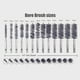 thumbnail image 5 of Juego de cepillos de alambre para taladro de 8-25 mm con mango y accesorios, vástago hexagonal profesional de 1/4" 17 piezas, 5 of 6