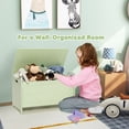 thumbnail image 5 of Infans Kids Toy Box w/Safety Hinge Wood Storage Chest Flip-Top Storage Organizer Green, 5 of 7