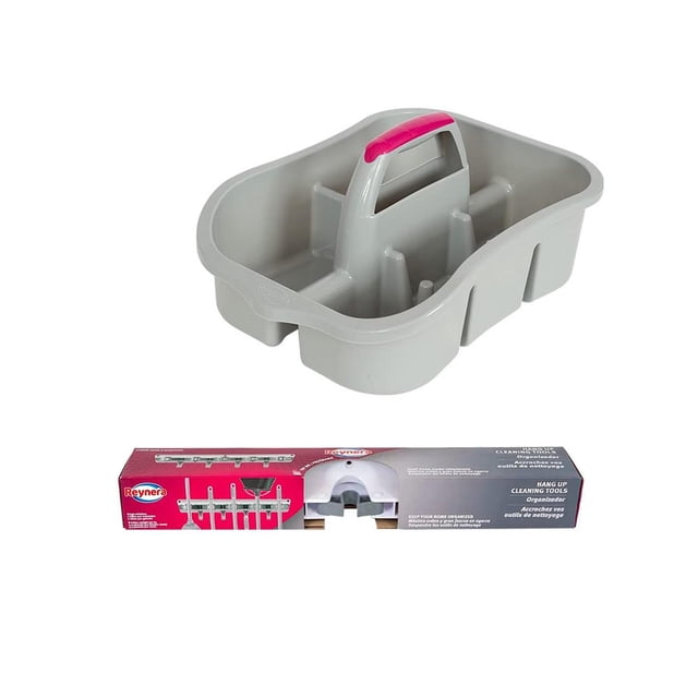 Combo Organizador Colgador de Escobas y Mops Reynera 1 Tool Caddy