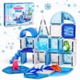 thumbnail image 6 of Huge Wave Magnetic Tiles for Kids Ages 4-8, 76 PCS 3D Building Set Toys, Animal Magnetic Tiles, STEM Montessori Educational Toy, Christmas Birthday Gift for Toddler, 6 of 9
