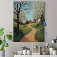 thumbnail image 4 of Spring Blossom Cottage Path Mosaic Canvas Print, Wall Art for Living Room Bedroom Dining Room Hallway Office Cafe, 4 of 8