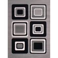 thumbnail image 1 of United Weavers 851 10371 28a 2 ft. 3 x 7 ft. 2 in. Dallas Spaces Runner Rug, Silver, 1 of 10