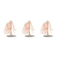 thumbnail image 2 of Decodeary Exquisite Tree Decoration - Good Wishes And Meaningful Home Or Office Ornament Safe Tree Desktop Pink 3Set, 2 of 6