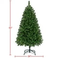 thumbnail image 4 of Yaheetech 4.5ft Pre-lit Spruce Artificial Christmas Tree, Green, 4 of 7